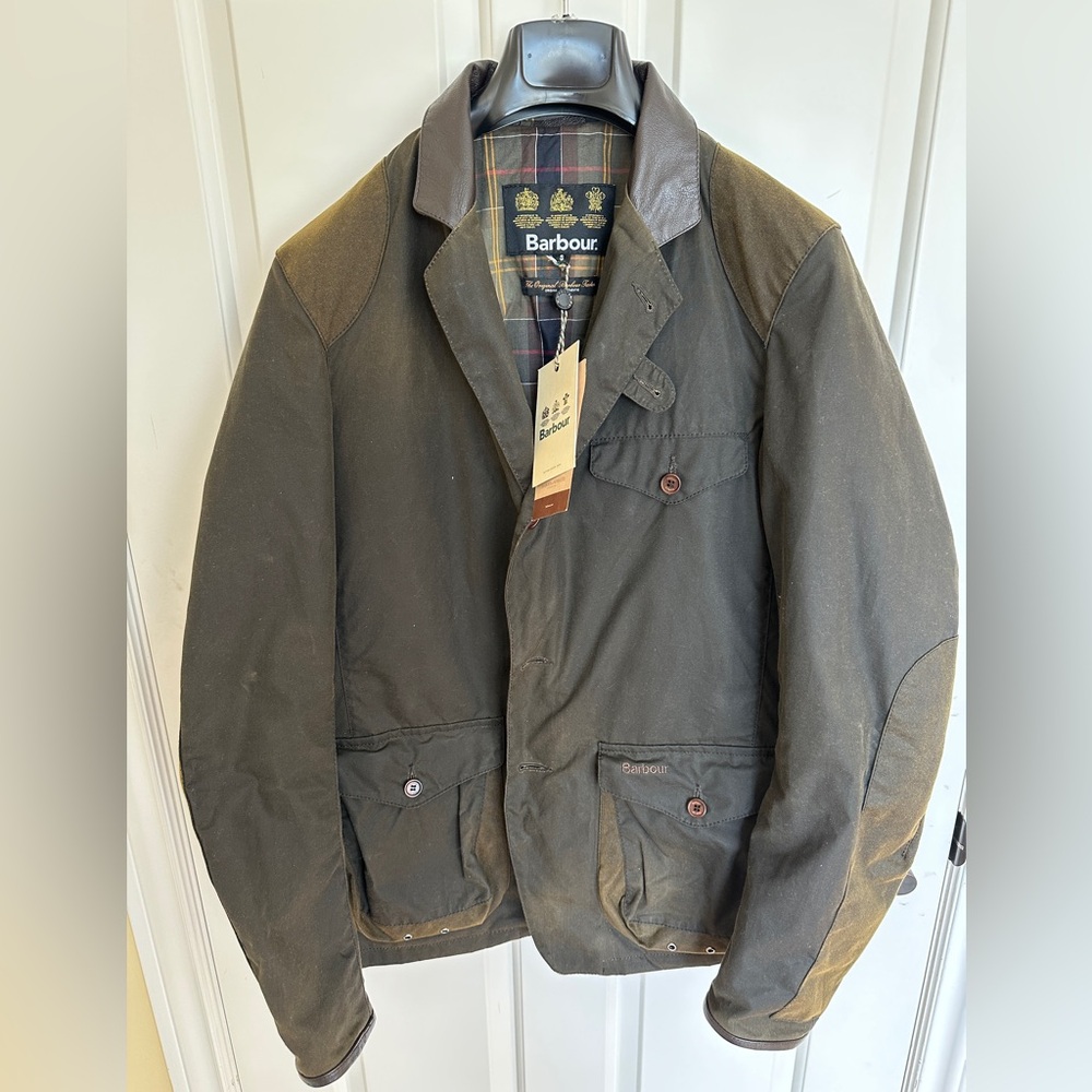 Barbour Men's Dark Beacon Green Field Jacket